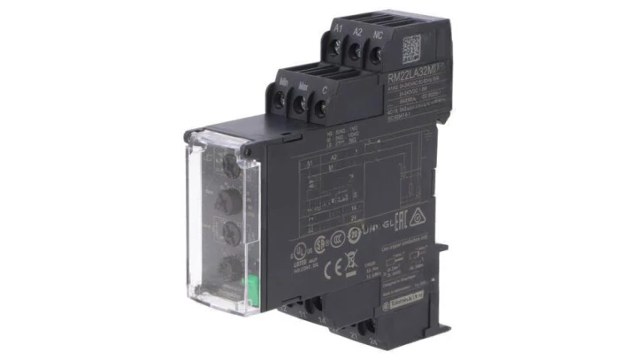 Przekaźnik kontroli poziomu 250Ohm-10MOhm 24-240V AC/DC RM22LA32MR