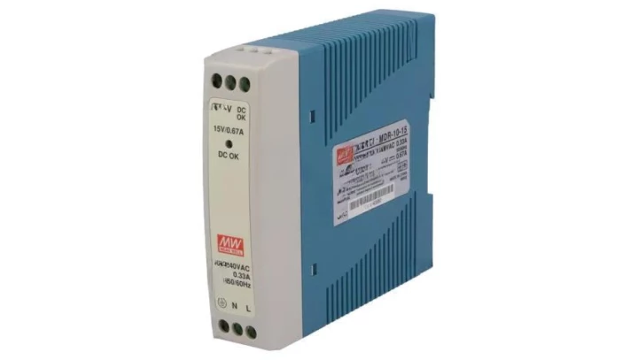 Zasilacz impulsowy 15VDC 0,67A 10W MDR-10-15