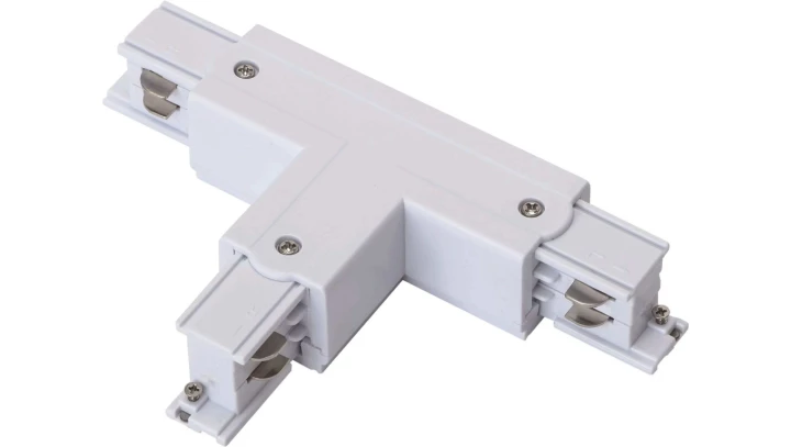 Łącznik szynoprzewodu IP20 3-fazowy biały TRACK T CONNECTOR T-L1 4W WHITE GXTR032