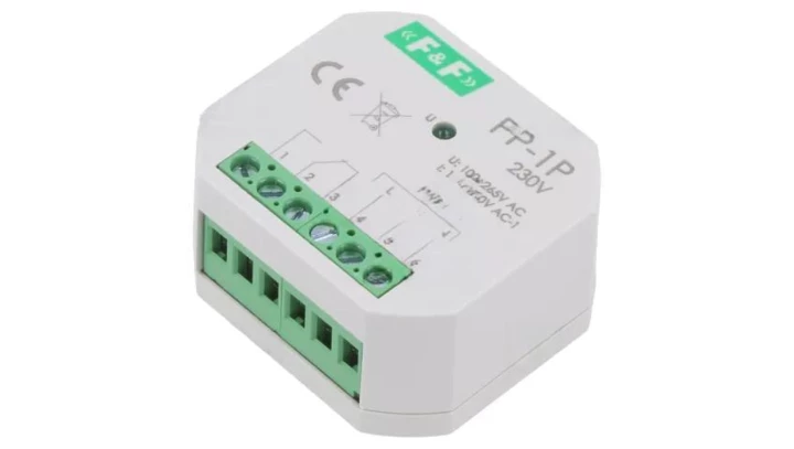 Przekaźnik elektromagnetyczny 1P 16A 250V AC PP-1P-230V
