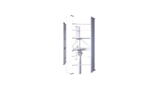 Turbina wiatrowa o mocy 9800W. System pracy On Grid EMITER HIP-TURBINA9800