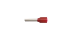 Końcówka tulejkowa izolowana 1mm2/8mm czerwona cynowana TI1L8 /100szt./