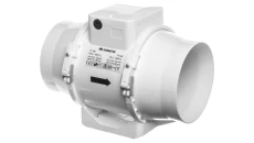 Wentylator kanałowy fi 125 230V 37W 280m3/h 37dB o przepływie mieszanym TT125