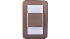 Oprawa LED 1,6W DUO SALSA M (mosiądz mat) / WW (ciepły biały) Aluminium + lakier IP56 MH-SDU-M-H-1-PL-00-01
