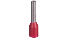 Końcówka tulejkowa izolowana TI 1mm2/8mm czerwona cynowana TI1L8x500 /500szt./