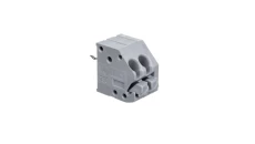 Listwa zaciskowa do płytek drukowanych 2-torowa 1 pin/biegun z przyciskami i otworem pomiarowym do 1,3mm szara 250-102 /140szt./
