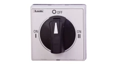 Napęd drzwiowy I-0-II do rozłączników z blokadą czarne GAX67B