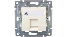DANTE Gniazdo komputerowe RJ45 kat.5e nieekranowane krem 450365