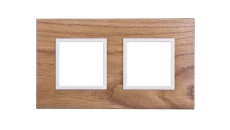 DANTE Ramka podwójna drewno LIGHT OAK 4522382