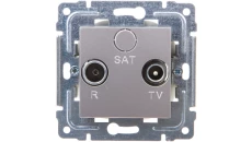 DANTE Gniazdo antenowe RTV końcowe inox 454173