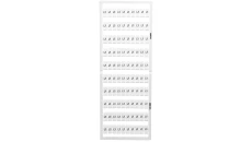 Ramka z oznacznikami 100x L1 209-574 /5szt./