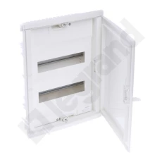 Rozdzielnica modułowa 2x12 podtynkowa IP40 RWN (drzwi pełne białe) 602412