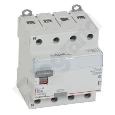 Wyłącznik różnicowoprądowy P 304 4P 63A 0,03A Typ F (HPI) SERII DX3 411696