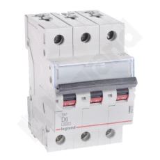 Wyłącznik nadprądowy 3P D 6A 6kA AC S303 TX3 403751