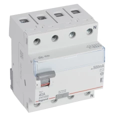 Wyłącznik różnicowoprądowy 4P 40A 0,5A typ AC P304 TX3 411738