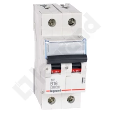 Wyłącznik nadprądowy 2P B 16A 6kA AC S302 TX3 403387