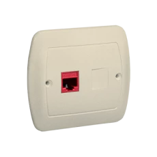 Simon Akord Gniazdo komputerowe pojedyncze RJ45 kat.5e beżowe AF51/12