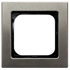 SONATA Ramka pojedyncza stal inox metal R-1RM/37