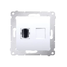 Simon 54 Gniazdo HDMI białe DGHDMI.01/11