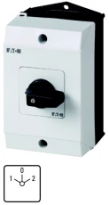 Łącznik krzywkowy 1-0-2 3P 20A w obudowie IP65 T0-3-8401/I1 207132