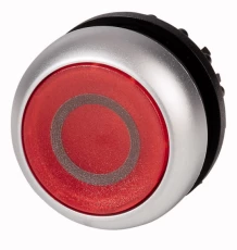 Napęd przycisku czerwony /O/ z podświetleniem bez samopowrotu M22-DRL-R-X0 216957