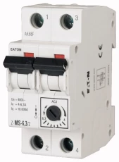 Wyłącznik silnikowy 2P 0,75kW 4-6,3A Z-MS-6,3/2 248397