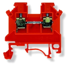Złączka szynowa 2-przewodowa 4mm2 czerwona NOWA ZSG1-4.0Nc 11321311