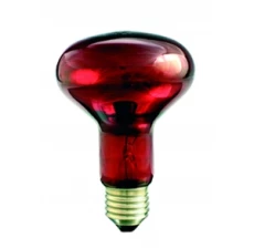 Promiennik podczerwieni E27 75W 80mm R-80 rubin do terrarium PRO-1466