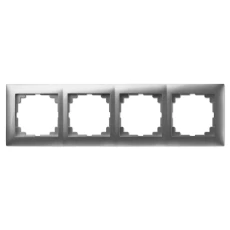 Sentia Ramka poczwórna srebrny połysk 1474-56