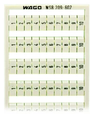 Ramka z oznacznikami 10x 1-10 209-602 /5szt./