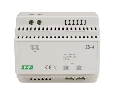 Zasilacz stabilizowany 230VAC/24VDC 12W 0,5A ZS-4