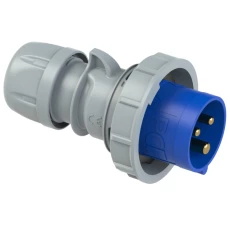 Wtyczka przenośna 16A 3P 230V niebieska IP67 TURBO SHARK 0132-6TT