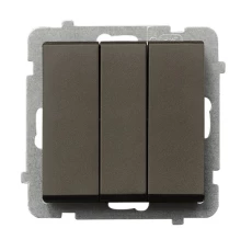 SONATA Łącznik potrójny czekoladowy metalik ŁP-13R/m/40