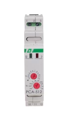 Przekaźnik czasowy 1P 10A 0,1sek-576h 12-264V AC/DC opóźnione wyłączenie, PCA-512UNI