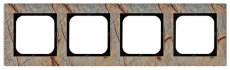 SONATA Ramka poczwórna kameń (forest) R-4RK/36