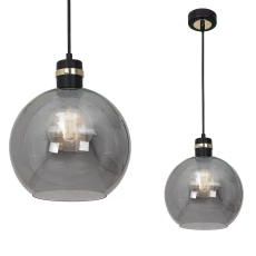 Lampa wisząca OMEGA BLACK / GOLD 1xE27 MLP65300 Milagro