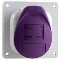 P17 Gniazdo tablicowe 32A/24V/2P IP44 fioletowe 055295