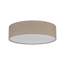 Lampa sufitowa plafon EARTH Ø60 cm, lniany abażur, gwint 4*E27 10166 TK Lighting