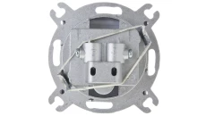 KARO Gniazdo antenowe RTV przelotowe 16dB czekoladowy metalik GPA-16SP/m/40