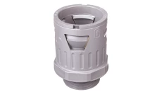 Dławnica do węża osłonowego M40 IP68 SILVYN KLICK-GM 40x1,5 szara 55501080