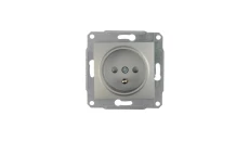 Sedna Gniazdo pojedyncze z/u 16A IP20 aluminium SDN2800160
