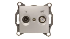 Sedna Gniazdo antenowe TV/SAT końcowe aluminium SDN3401660