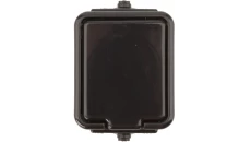 Cedar Gniazdo hermetyczne pojedyncze z/u 16A IP44 czarne Nt-130H NT130H05