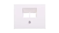 K.1 Element centralny do gniazda UAE RJ11 RJ12 RJ45 kat.3, 5e, 6 45st śnieżnobiały 14097009