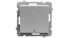 SONATA Łącznik podwójny srebro mat ŁP-11R/m/38