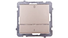 SONATA Łącznik podwójny z podświetleniem szampański złoty mat ŁP-11RS/m/39