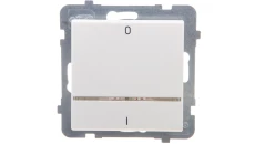 SONATA Łącznik podwójny z podświetleniem ecru ŁP-11RS/m/27