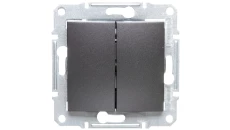 SEDNA Łącznik schodowy podwójny 10AX grafitowy IP20 SDN0600170