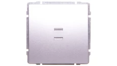 KOS66 Łącznik pojedynczy podświetlany aluminium 624011