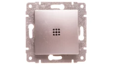 VENA Łącznik pojedynczy z podświetleniem aluminium 524011